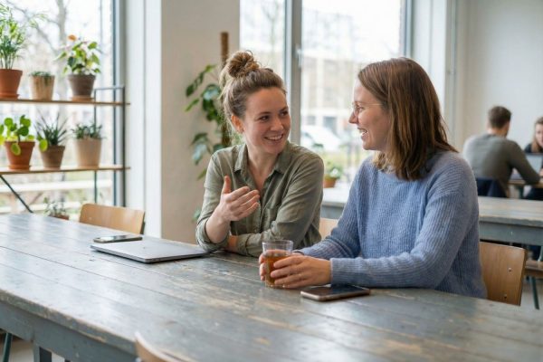 Coach bespreekt inzetbaarheid en welzijn met medewerker